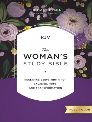 cover image of KJV, the Woman's Study Bible, Full-Color, Comfort Print